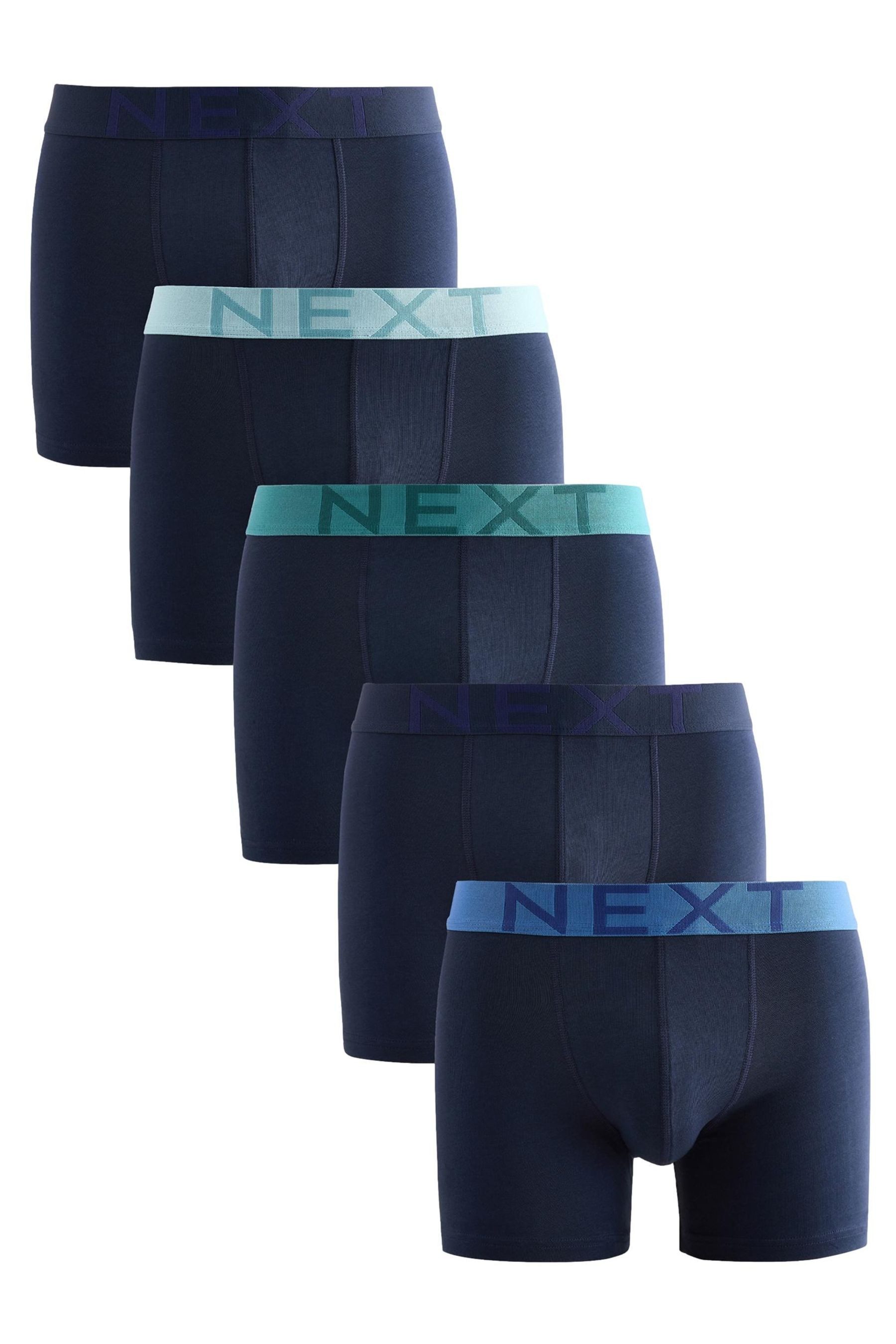 Next Boxershorts Boxershorts Unterhose mit Baumwolle, 5er-Pack (5-St)