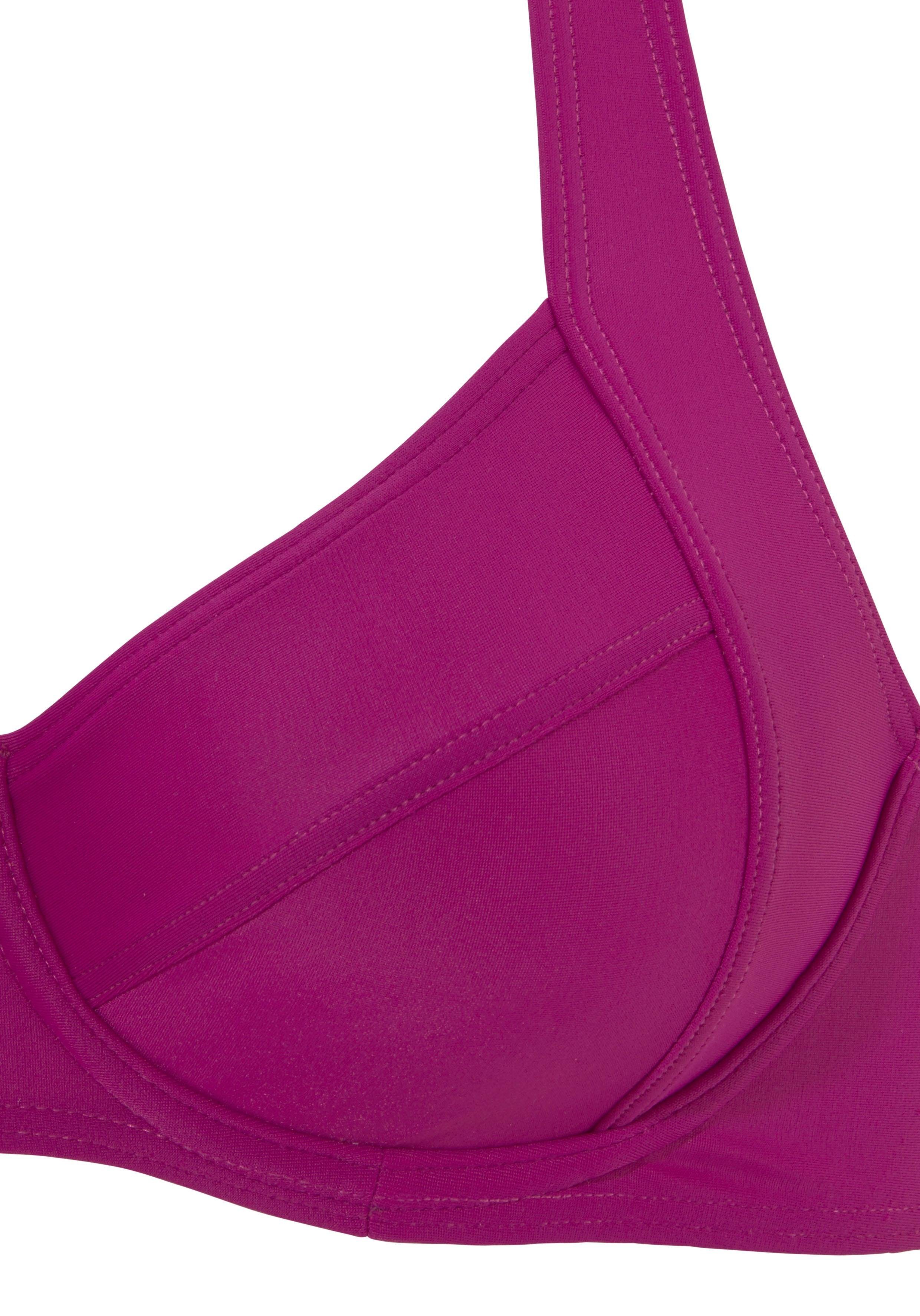 LASCANA Bügel-Bikini Annelie mit seitlich geraffter Bikinihose