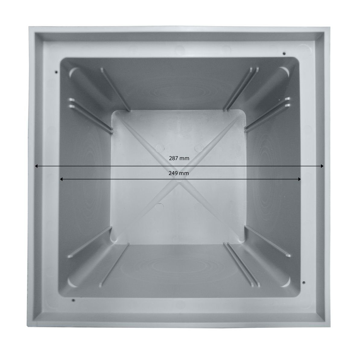 Marley Deutschland GmbH Erdschacht »Marley Aufsatz 198x198mm für