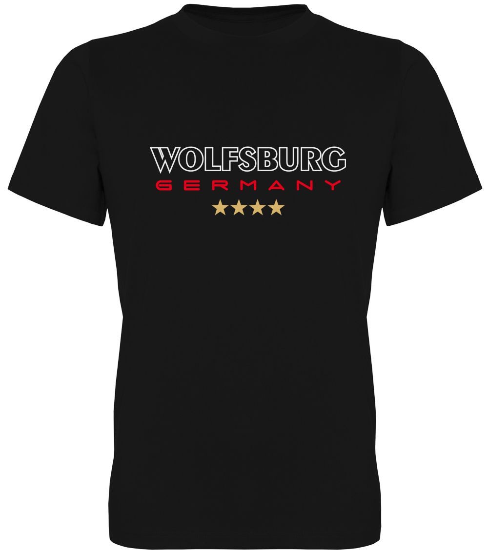 G-graphics T-Shirt Wolfsburg Germany (1-tlg) Herren T-Shirt mit einem Motiv für den echten Fan