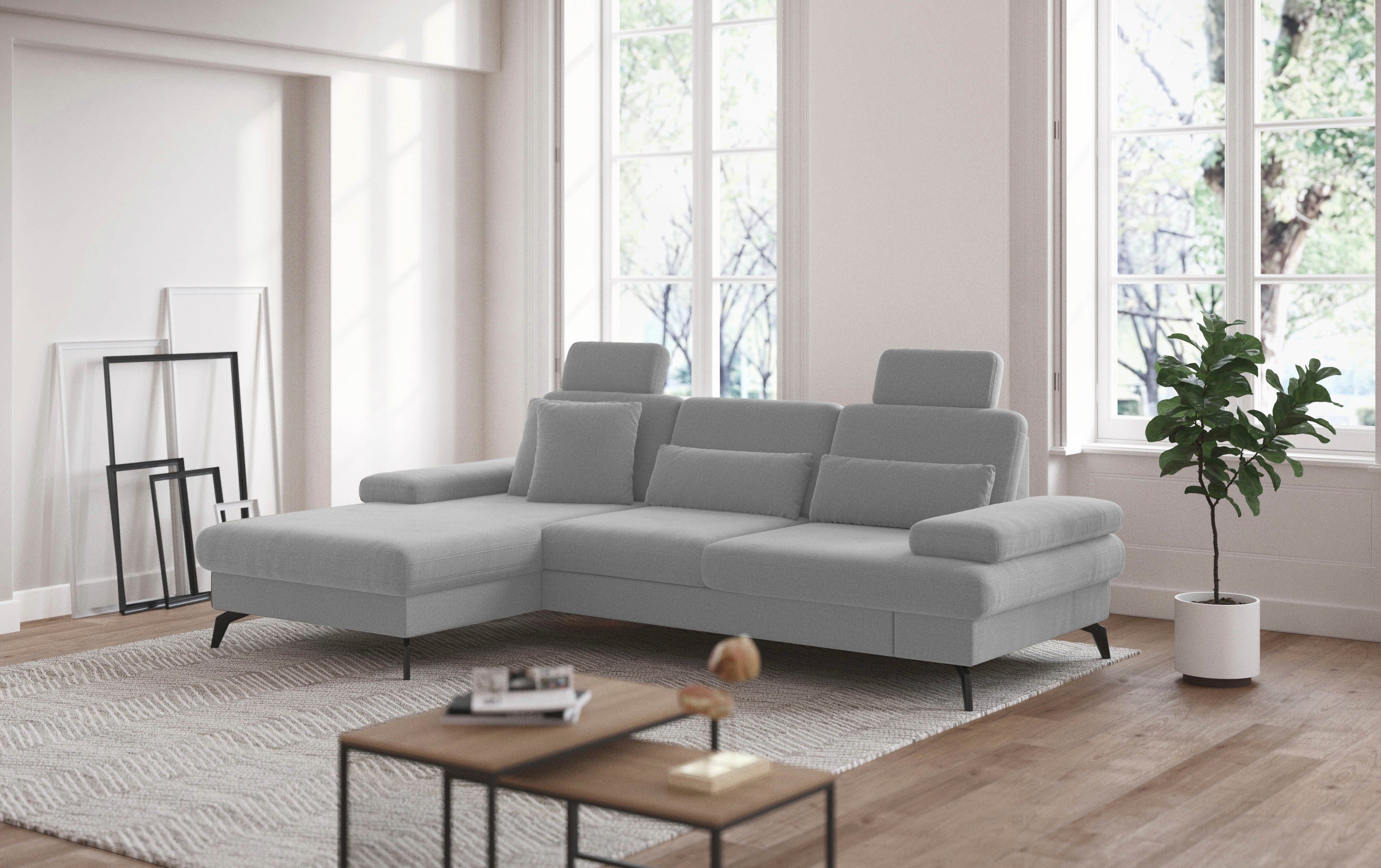 sit&more Ecksofa "Morris L-Form, inkl. Sitztiefenverstellung", wahlweise mi günstig online kaufen