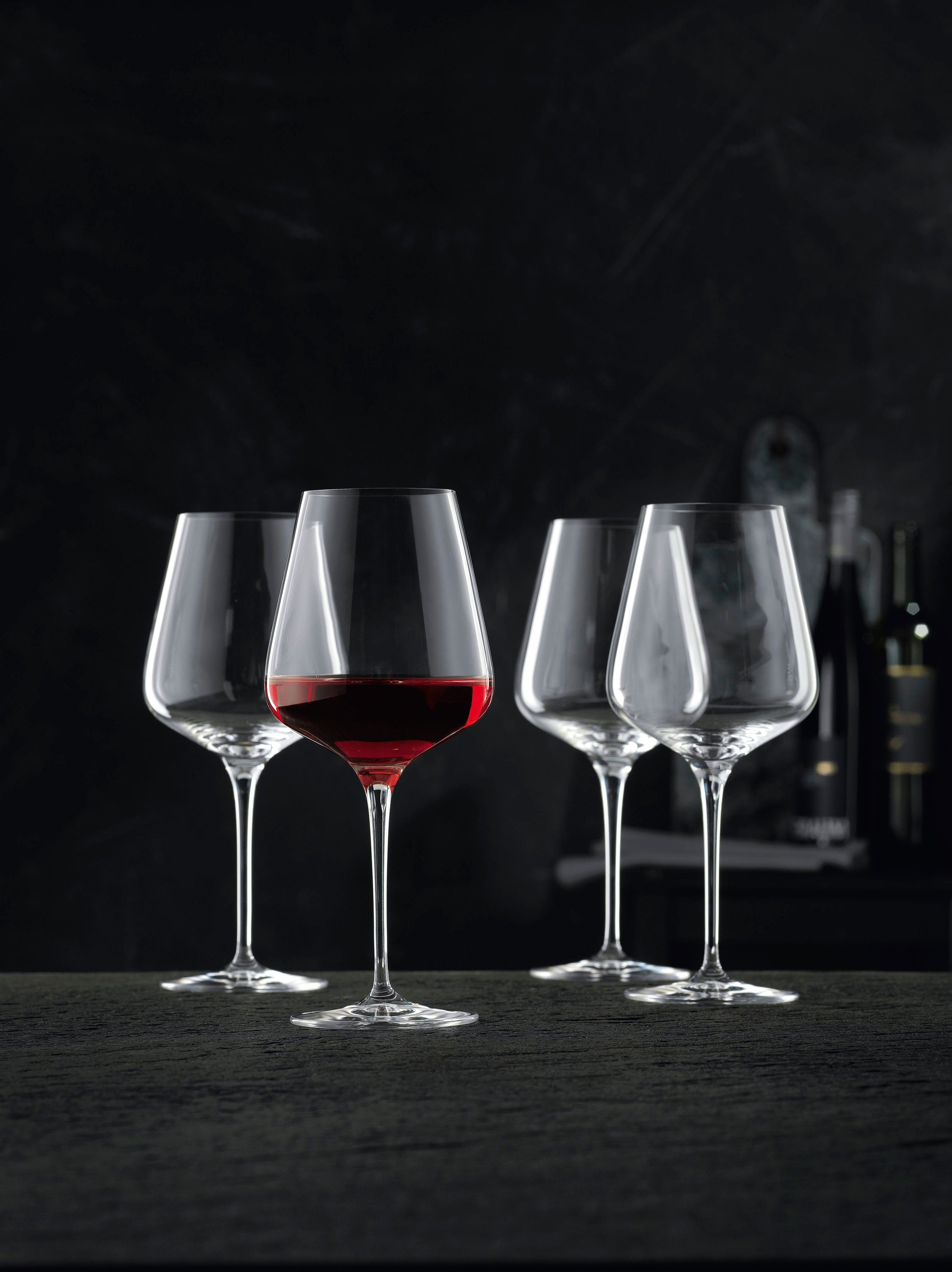 Nachtmann Rotweinglas ViNova, 4-tlg., Kristallglas, 680 ml, 4-teilig, Made in Germany