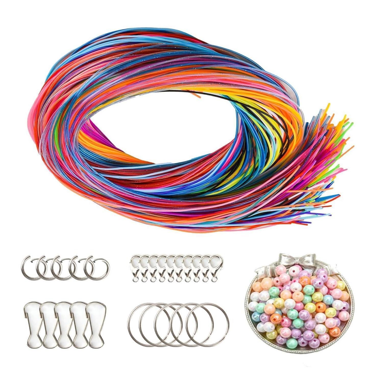 LuxusKollektion Kreativset Scoubidou Bänder Set 85tlg. mit Zubehör