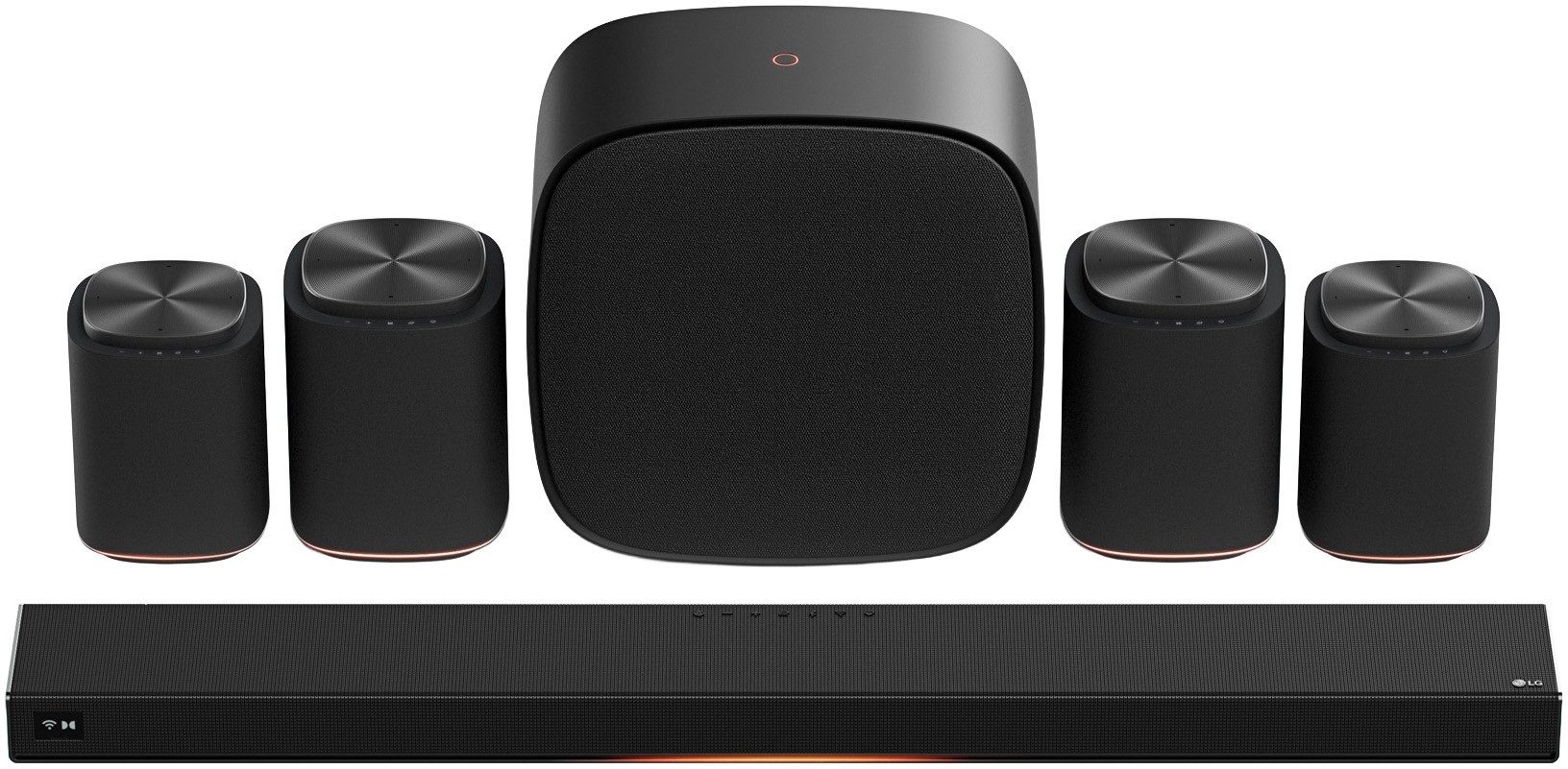 LG Sound Suite W7 Subwoofer Soundbar (WLAN (WiFi), 220 W)