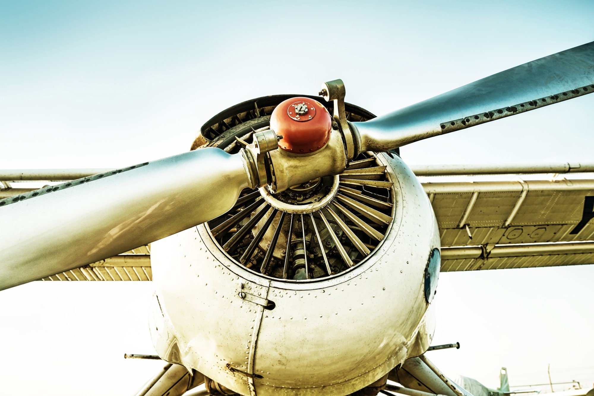 queence Leinwandbild Flugzeug, Flugzeuge (1 St), Akustikbild mit sehr guten Schallabsorptions-Eigenschaften