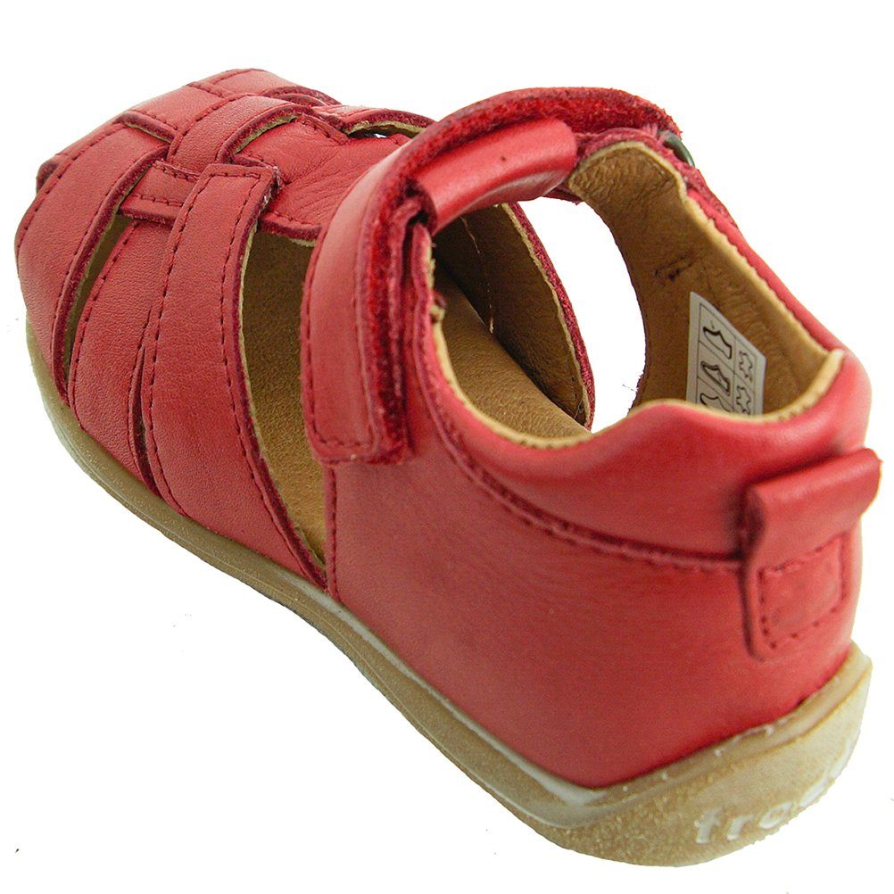 froddo® G2150168 Sandale aus Leder Rot Klettverschluss mit