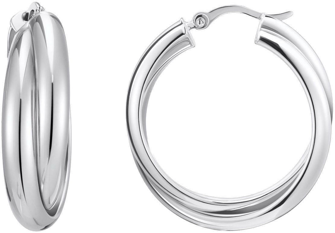 THOMAS SABO Paar Creolen Ювелирные изделия Silber 925 Серьги verschlungenes Design