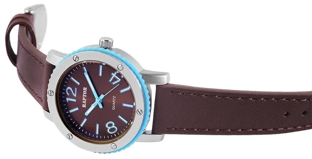 Raptor Quarzuhr Mirja mit Echtlederarmband, 3 günstig online kaufen