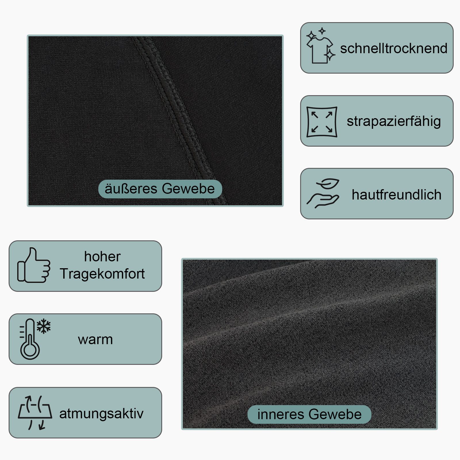 ALPIDEX Thermounterwäsche-Set Kinder Thermounterwäsche