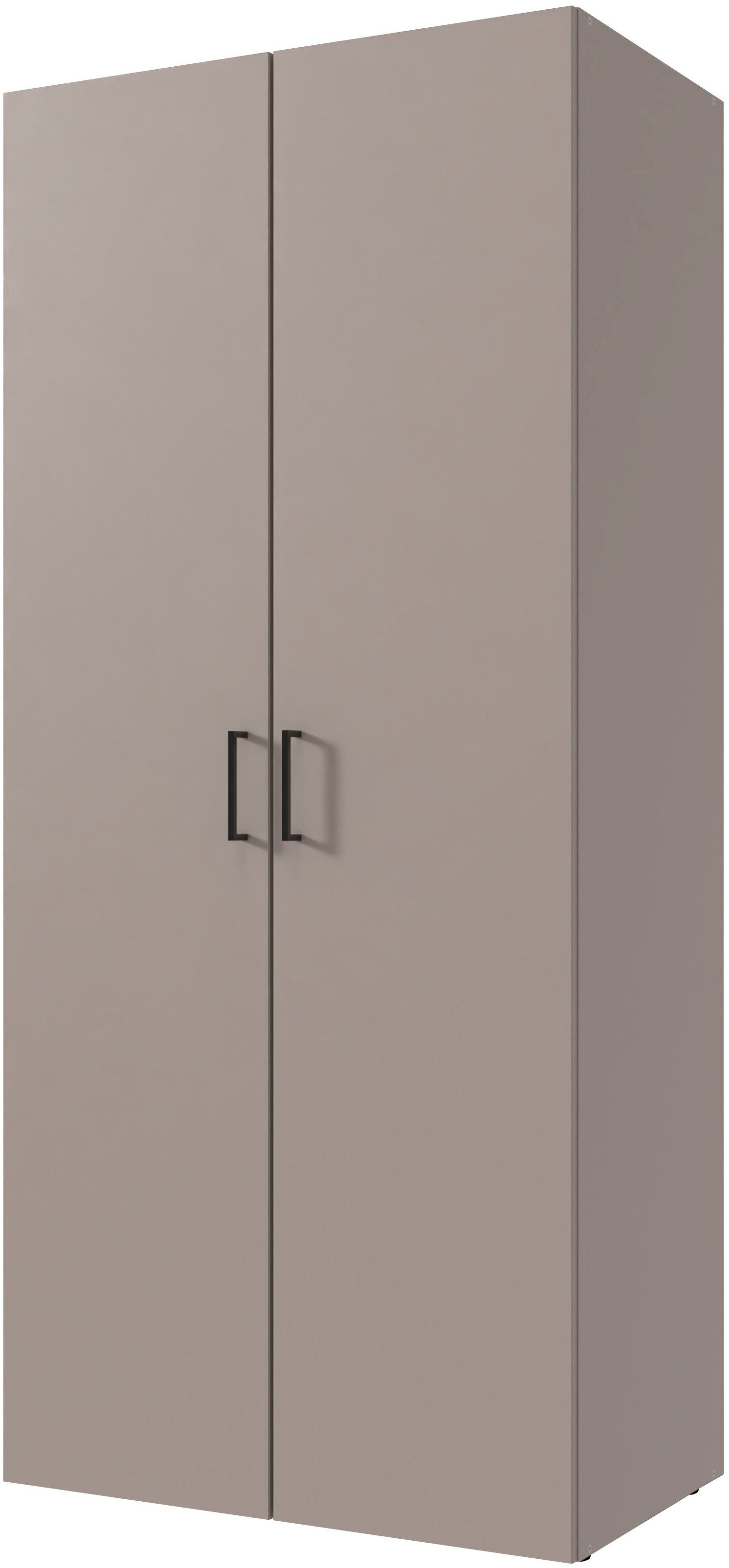 Wimex Kleiderschrank Mugano,in 3 Breiten, 2 Tiefen, viele Farben, Made in Germany (in Basic oder Premium Ausstattung) mit kurzen Griffen aus Metall