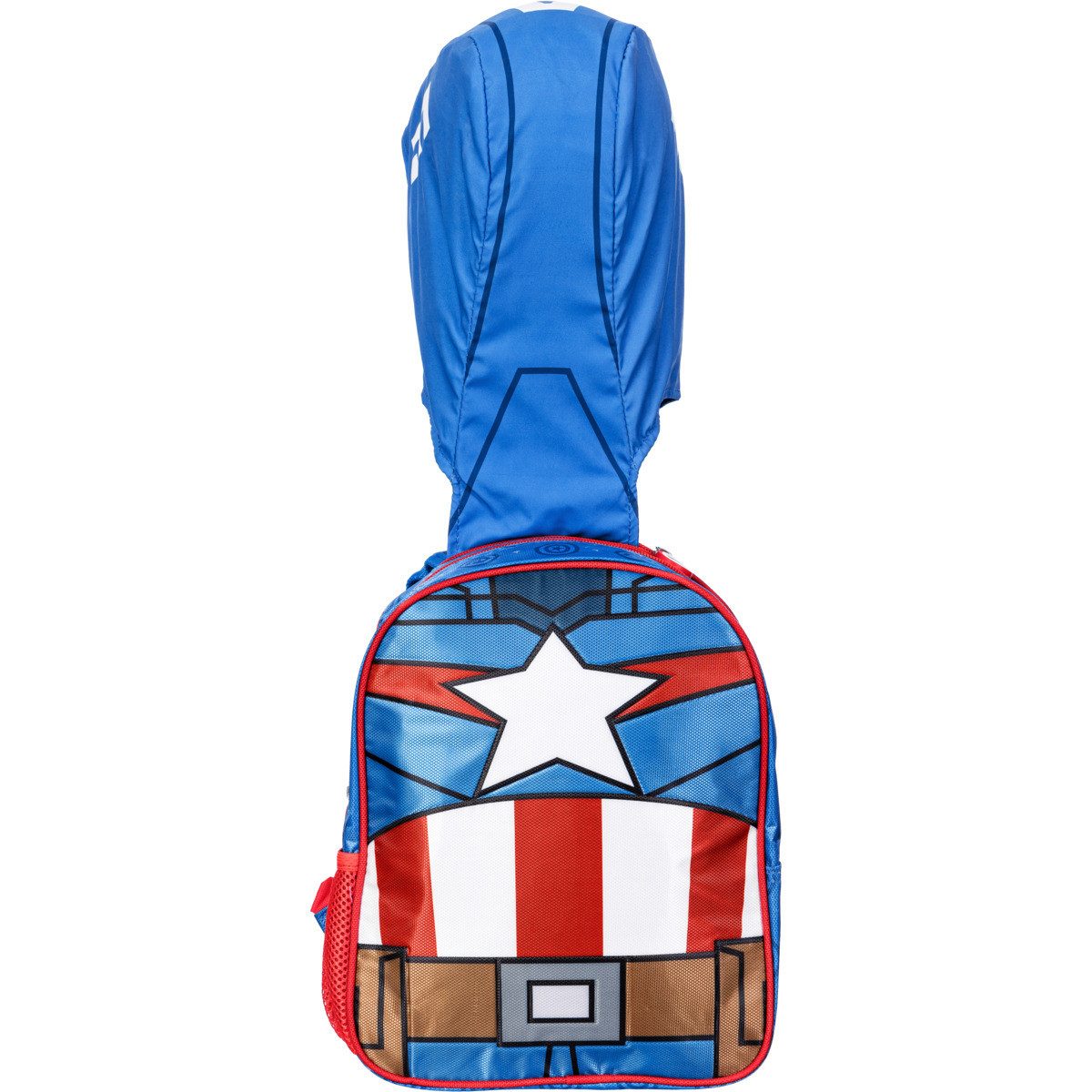 MARVEL Kinderrucksack Captain America GuriHiru-Hooded Unisex Kinder