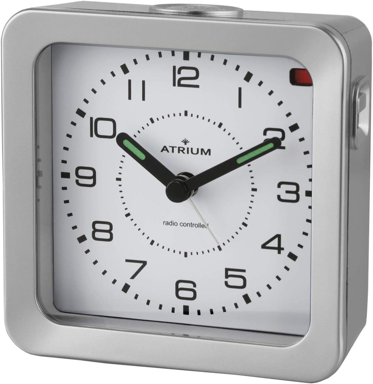 Atrium Funkwecker A660 Analog Quarz ohne Ticken Licht Snooze Leuchtzeiger