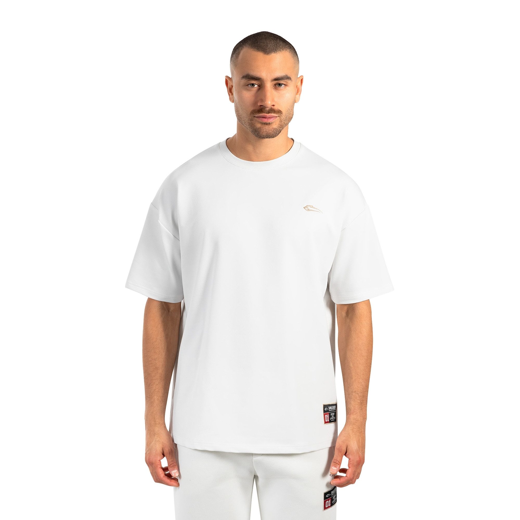 Smilodox T-Shirt Rayk, Locker geschnittenes Oversize Shirt mit auffälligem günstig online kaufen