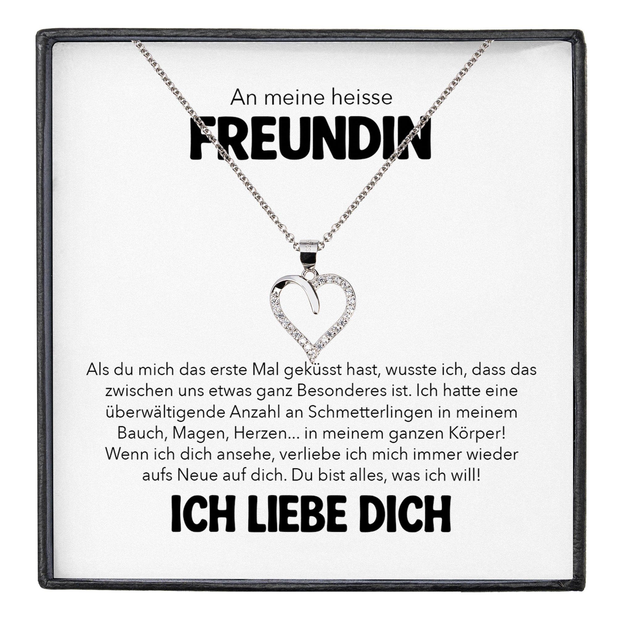 22Feels Schmuckset Jahrestag Geschenk Freundin Ich Liebe Dich Herz Halskett günstig online kaufen