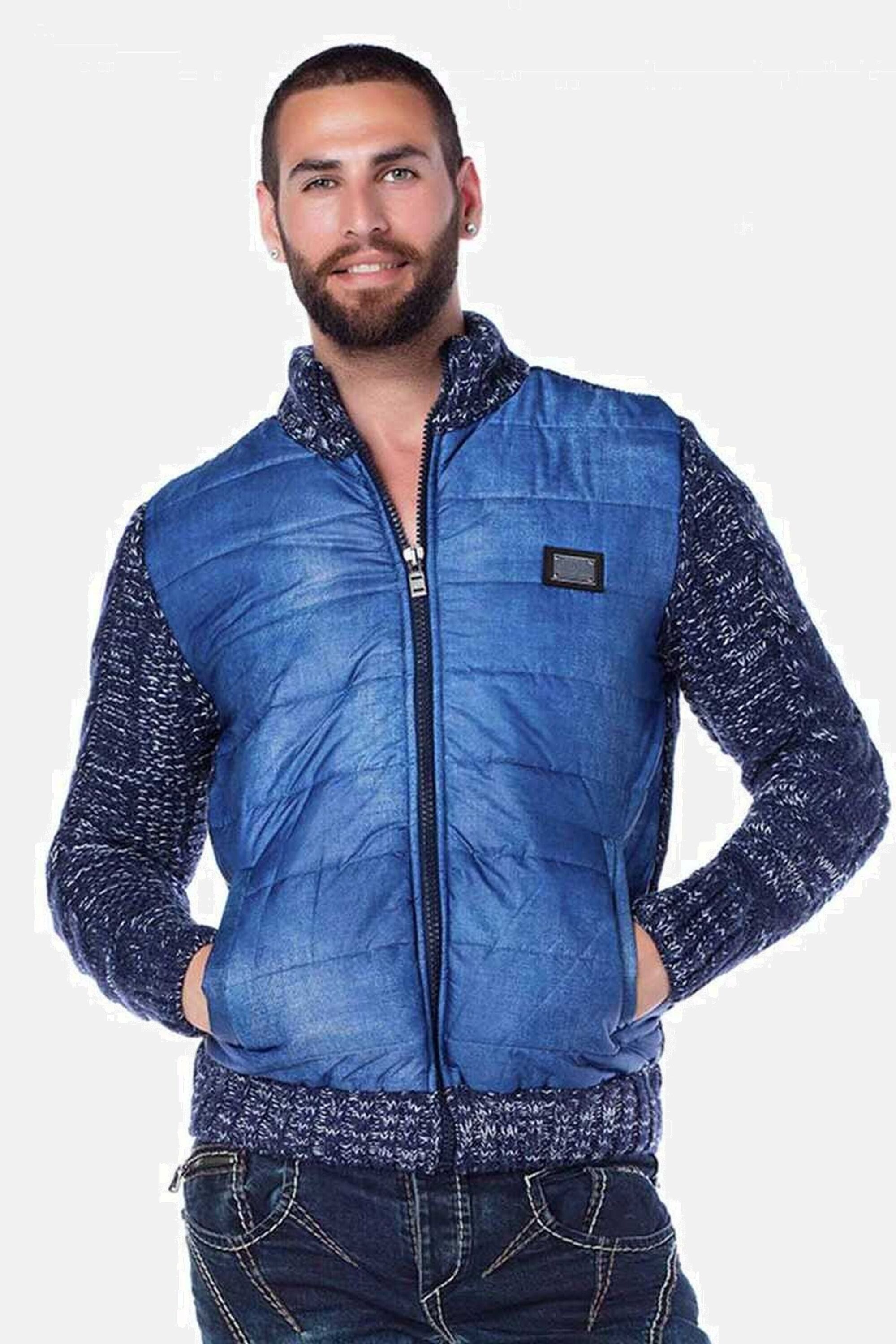 Cipo & Baxx Strickjacke Jacke (1-tlg) in Regular-Fit, CP127