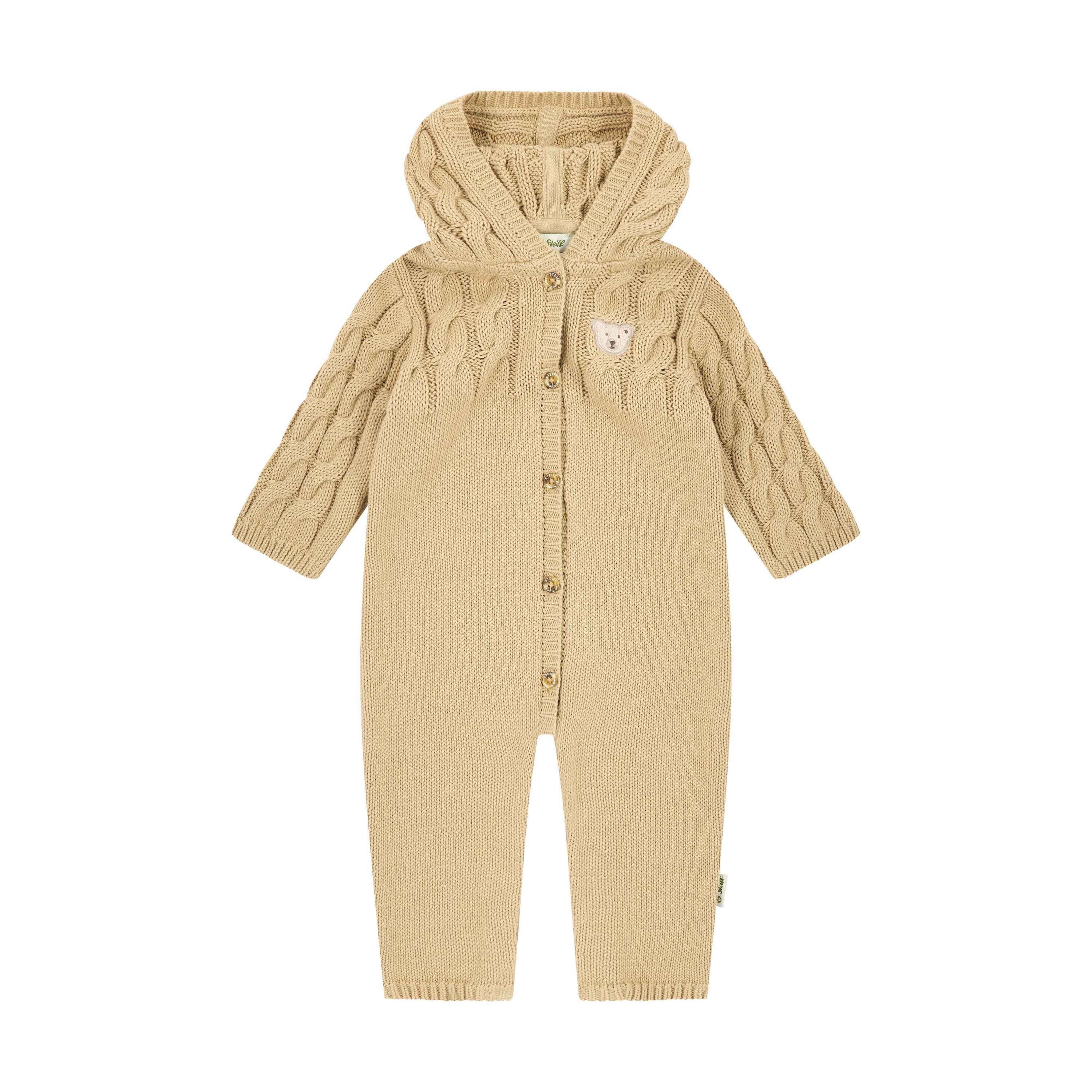 Steiff Strampler Strampler langarm Baby Wellness, gefüttert