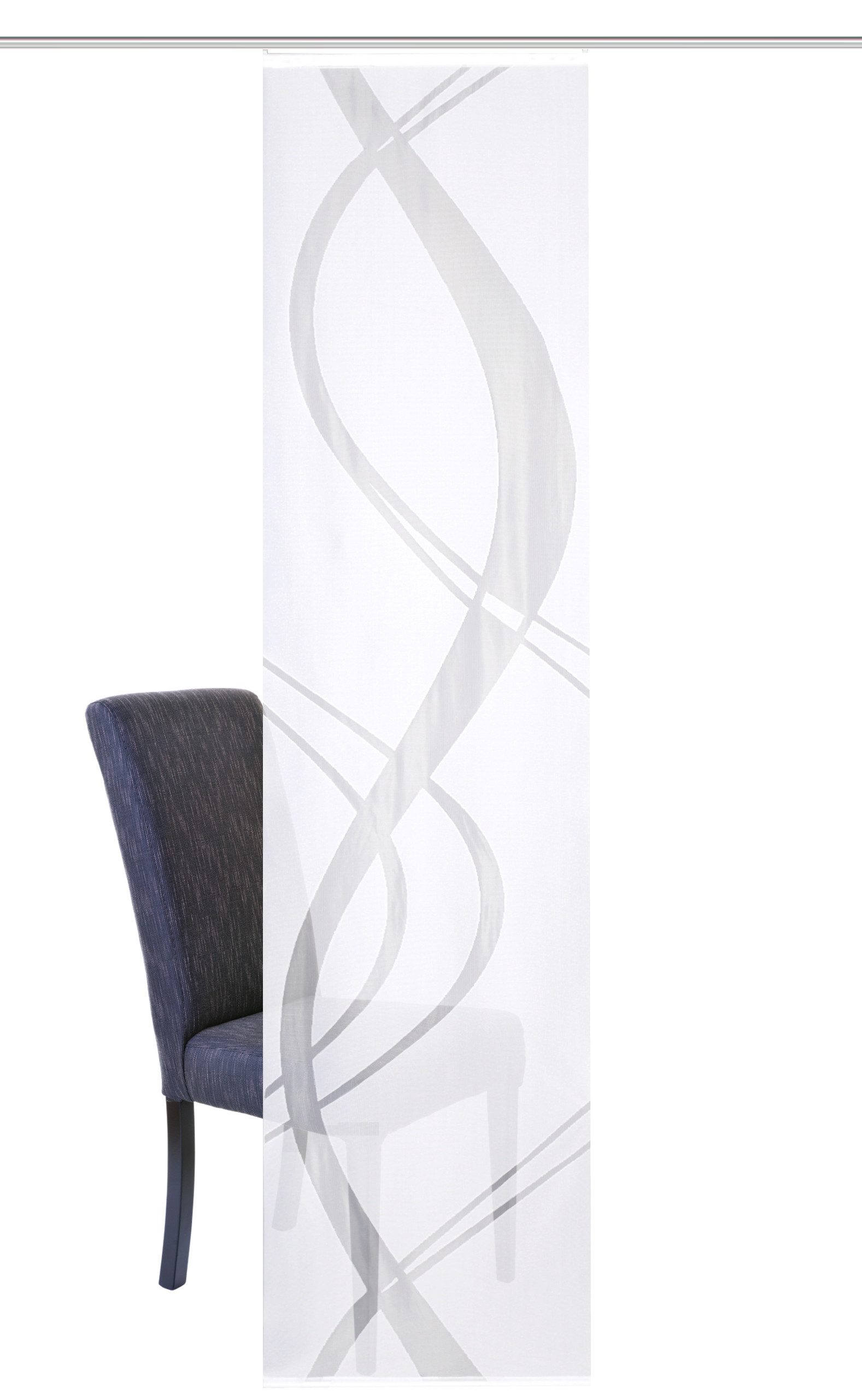 HOME WOHNIDEEN Schiebegardine "TIBASO" Paneelwagen 1 Stk. tlg. halbtranspar günstig online kaufen