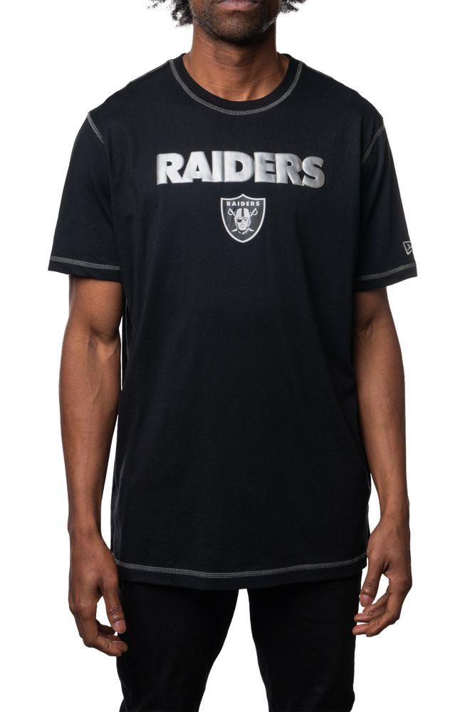 New Era Print-Shirt New Era NFL LAS VEGAS RAIDERS Official 2023 Sideline T-Shirt NEU/OVP