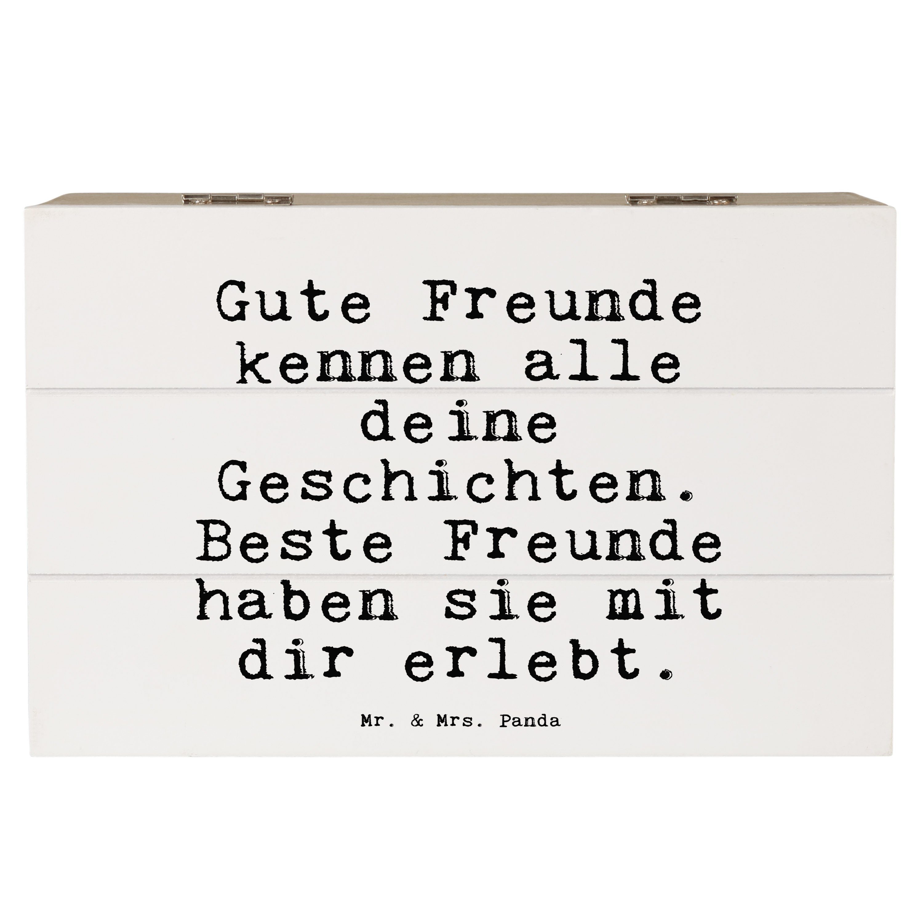 Mr. & Mrs. Panda Dekokiste »Gute Freunde kennen alle... Weiß