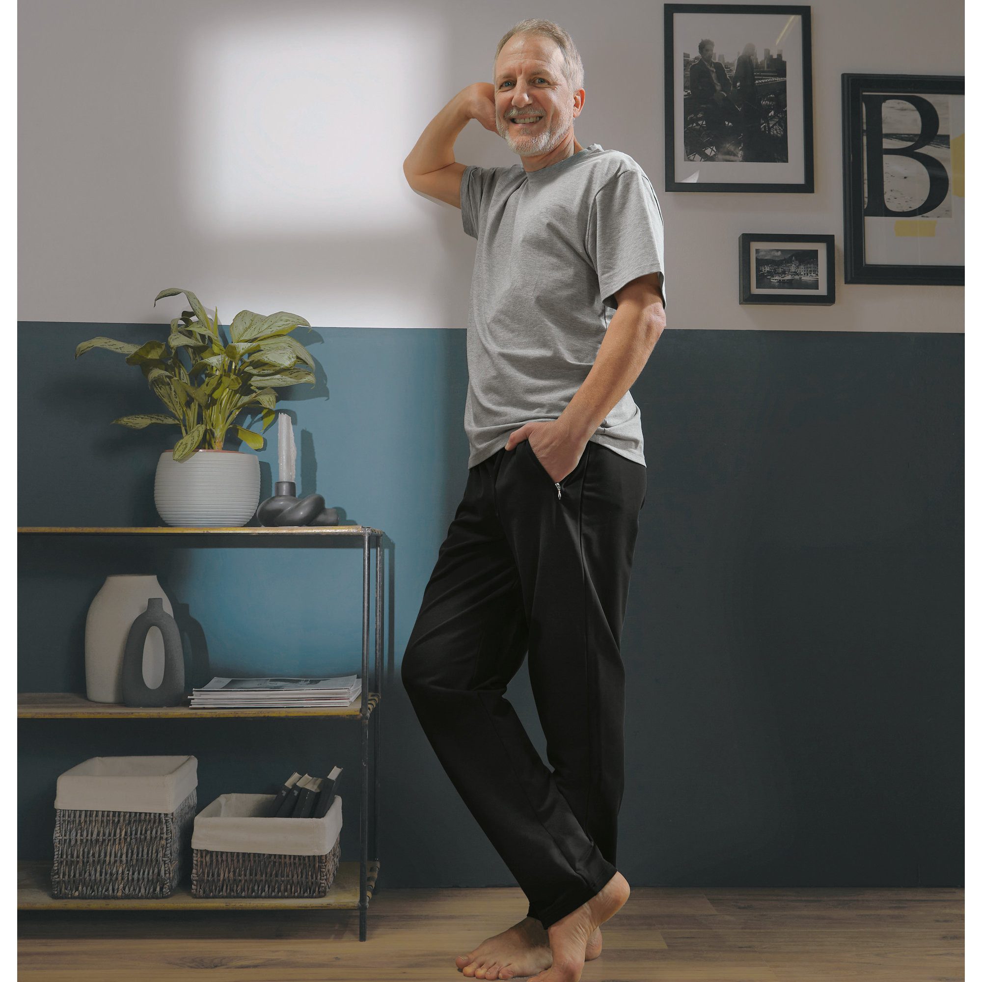 Erwin Müller Jogginghose Herren-Freizeithose 2er-Pack Uni