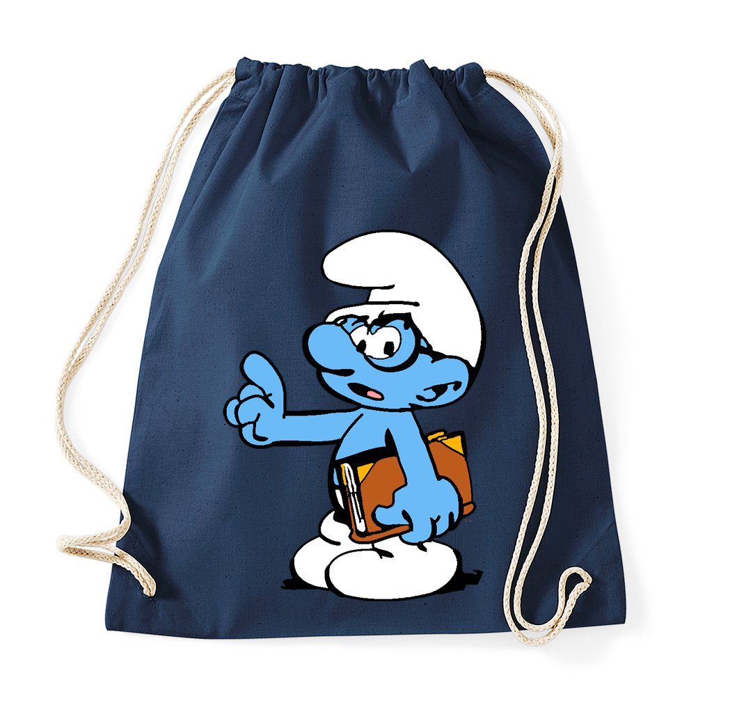 Blondie & Brownie Turnbeutel Schlaubi Schlumpf Buch Schlümpfe Schlumpfine