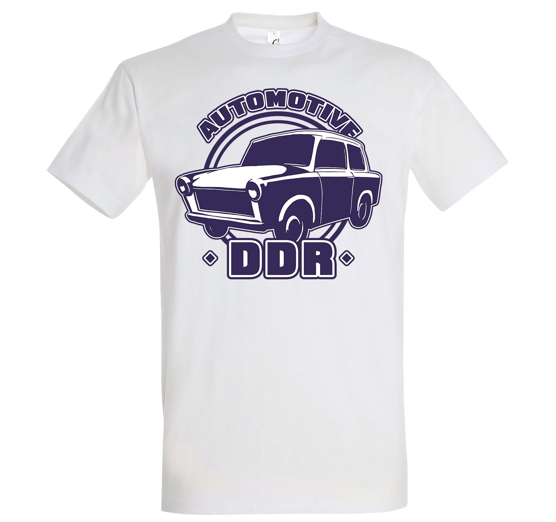 Youth Designz T-Shirt AutoDDR Herren T-Shirt mit lustigem Spruch Weiß