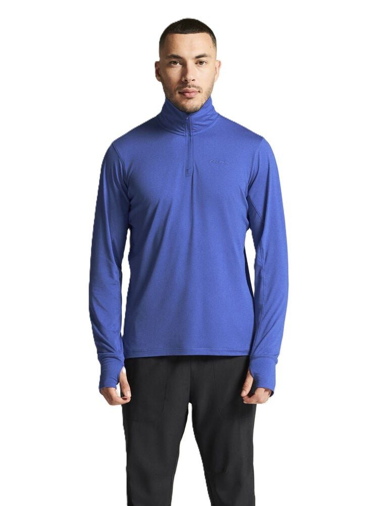 Craft Langarmshirt Flow Half-Zip (leicht, weiches Tragegefühl) royalblau Herren