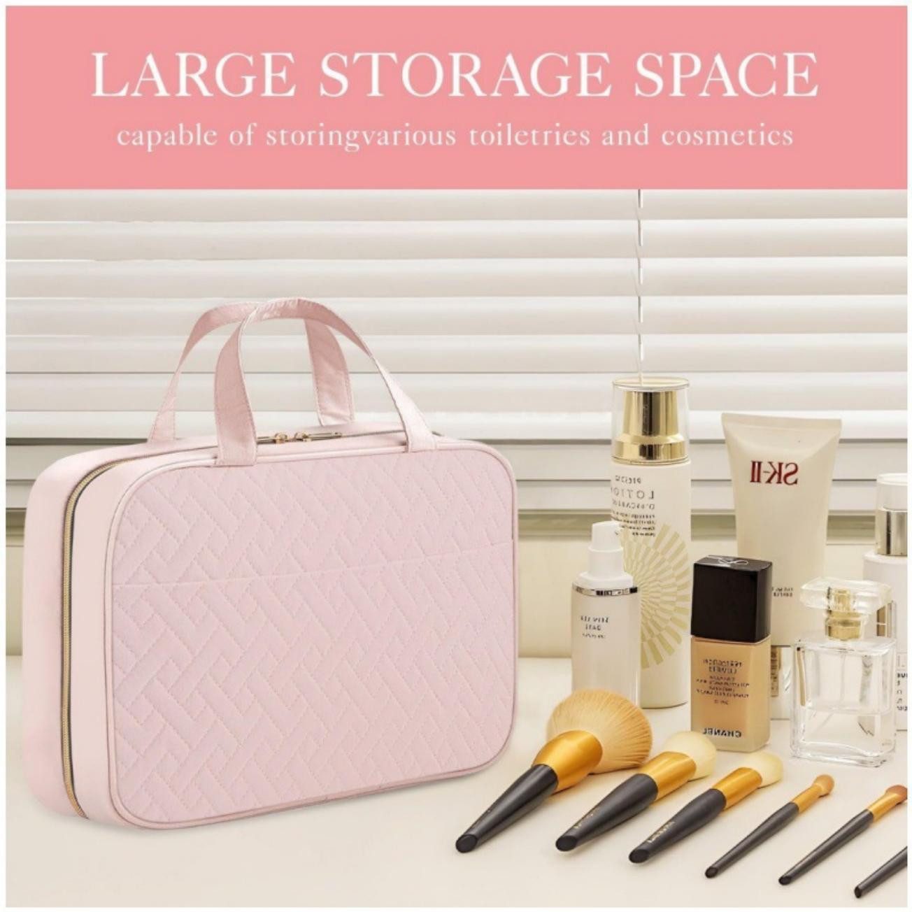 Coonoor Kulturbeutel Damen wasserdichte  Kosmetiktasche mit Haken für Reise günstig online kaufen