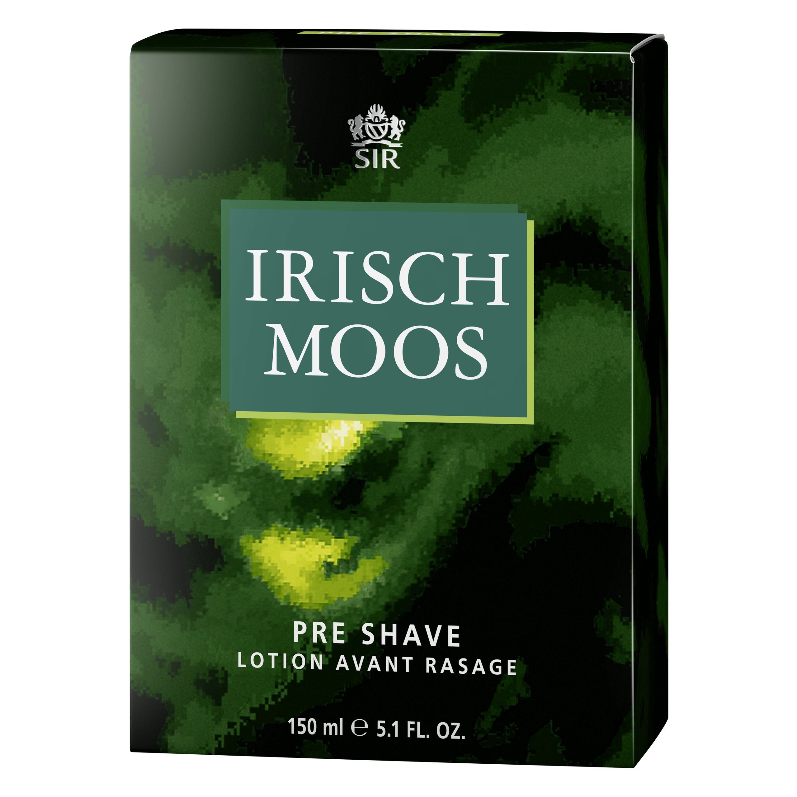 Shave Pre IRISCH ml Gesichts-Reinigungslotion Irisch Sir SIR 150 Moos MOOS
