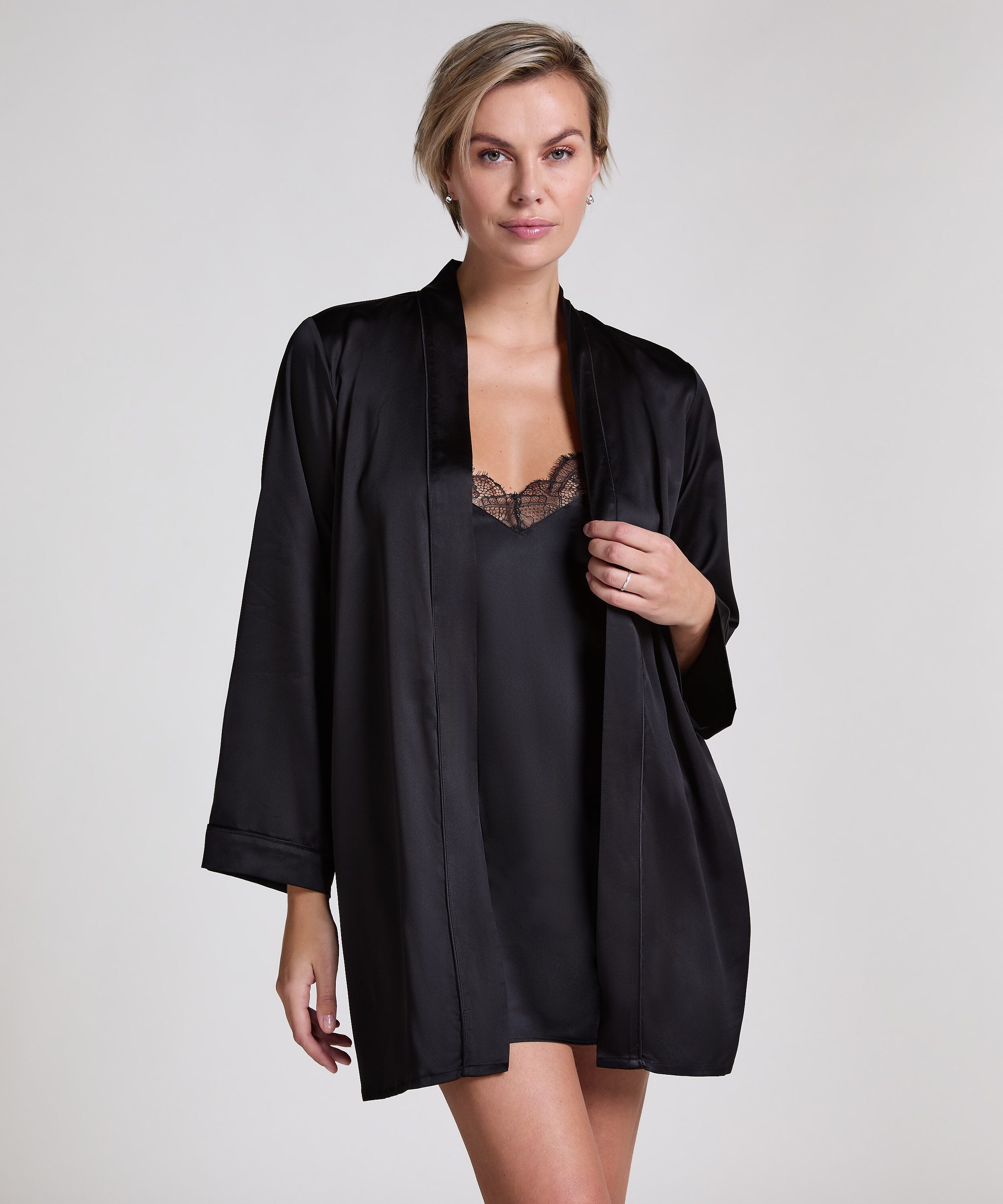 Hunkemöller Bademantel Kimono Satin