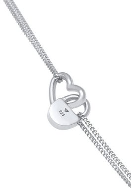 Elli Armband Herz Liebe Schloss Verbundenheit 925 Silber