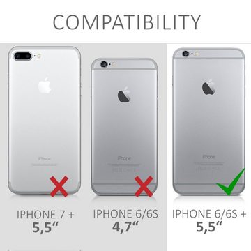 kwmobile Handyhülle Hülle für Apple iPhone 6 Plus / 6S Plus, Hülle Silikon gummiert - Handyhülle - Handy Case Cover