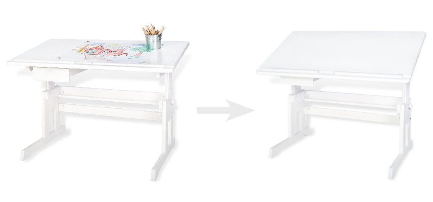 Pinolino® Kinderschreibtisch Lena, weiß, Made in günstig online kaufen