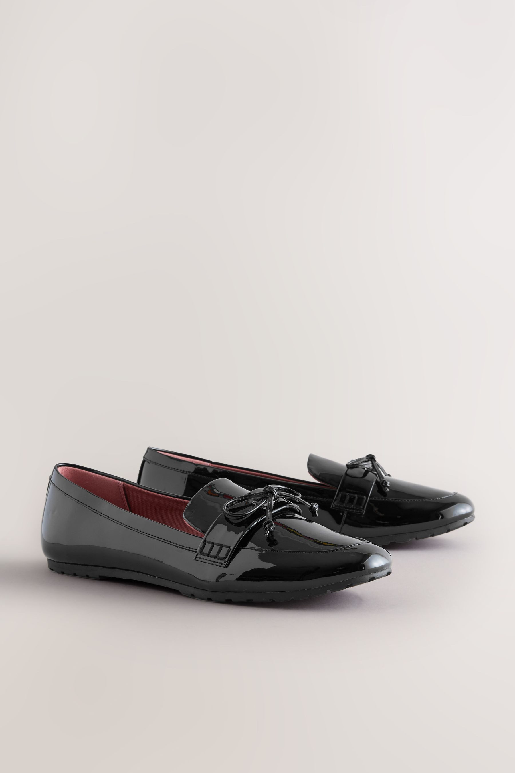 Next Forever Comfort® Lack-Ballerinas mit Schleife Loafer (1-tlg)