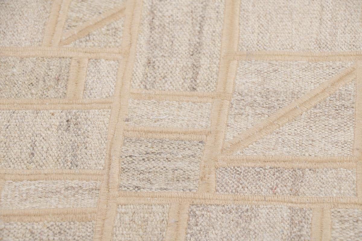 Kelim rechteckig, 148x199 Patchwork Nain Orientteppich Handgewebter Orientteppich Trading, Perserteppich, 4 / mm Höhe:
