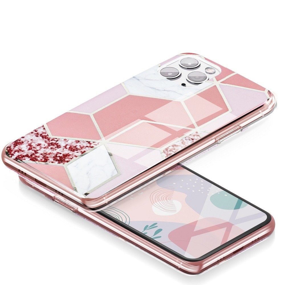 cofi1453 Handyhülle Handy Hülle "Marble Cosmo" Muster Handyschale, Handy Hülle Schutz Cover Case "Marble Cosmo" Muster Handyschale Tasche