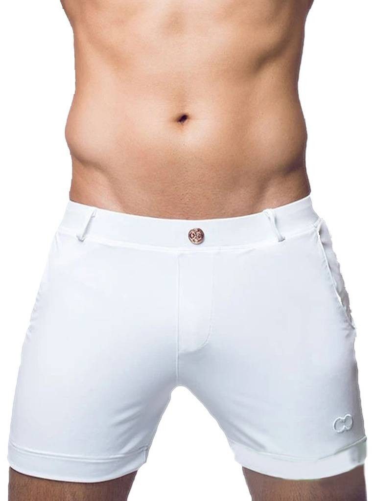 2eros Badeshorts 2Eros Bondi Bar Beach Swim Shorts White (Series 3)