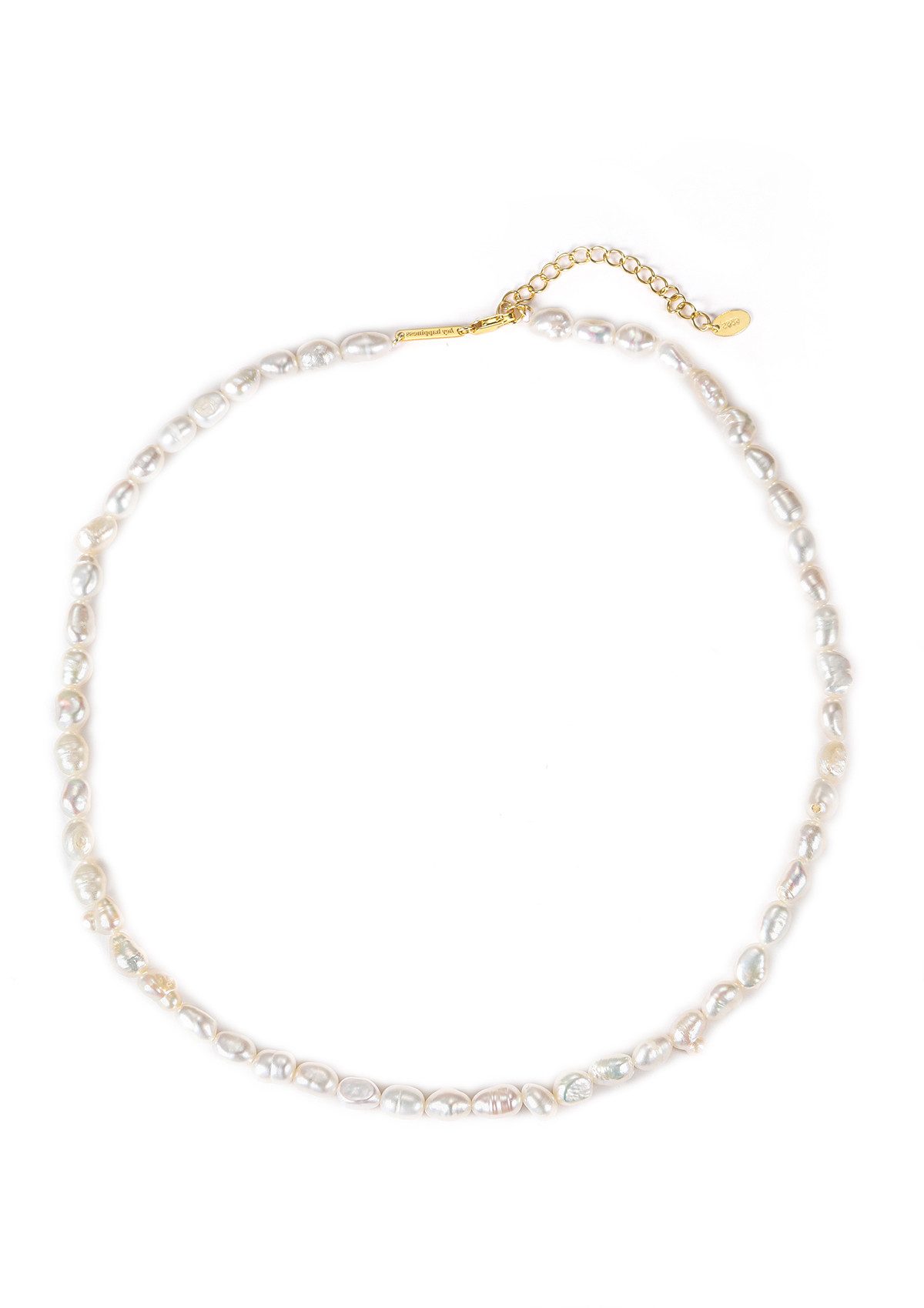 Hey Happiness Perlenkette mit weißen Süßwasserperlen, Collier 41-46 cm, 925 günstig online kaufen