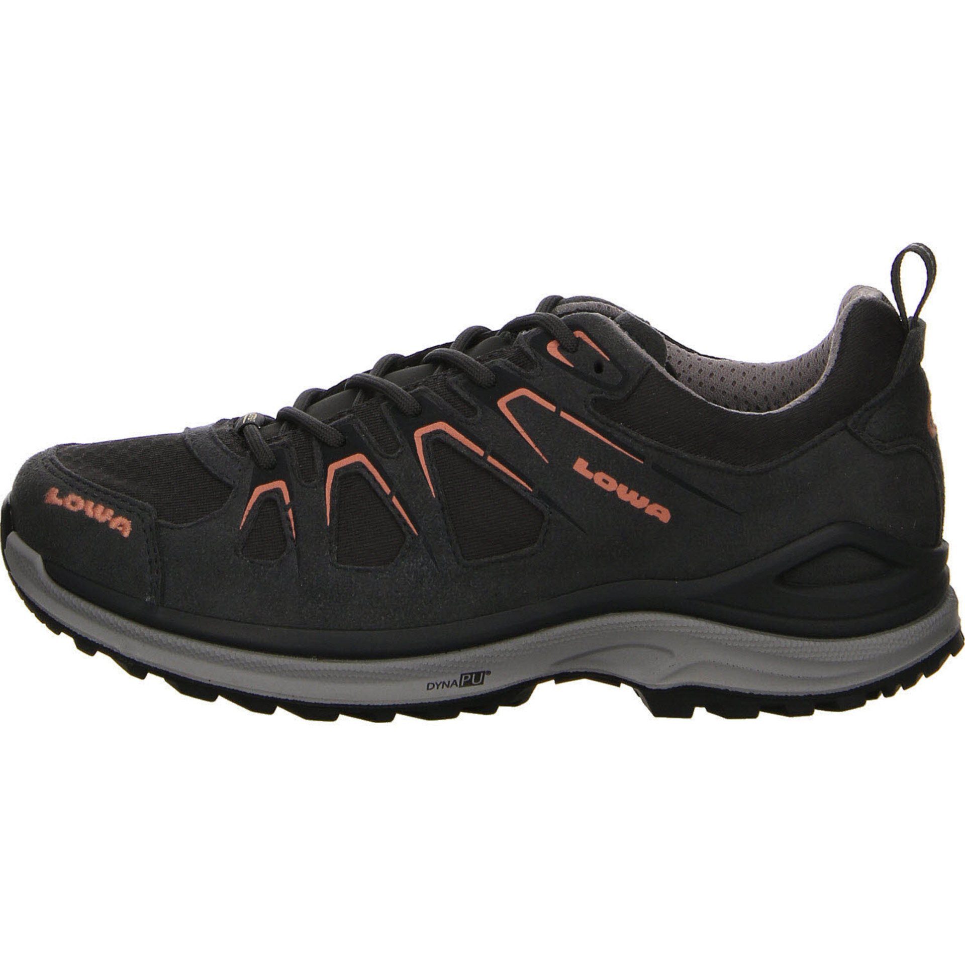 Lowa Damen Schuhe asphalt/lachs Leder-/Textilkombination Outdoorschuh Evo Innox Outdoorschuh GTX Lo Outdoor