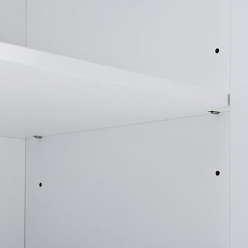 IDEASY Sideboard Rattan-Sideboard, Selbstbedienungsschrank, Aufbewahrungsschrank, weiß, 100 x 80 x 39 cm, Metallgriff, Metallbeine