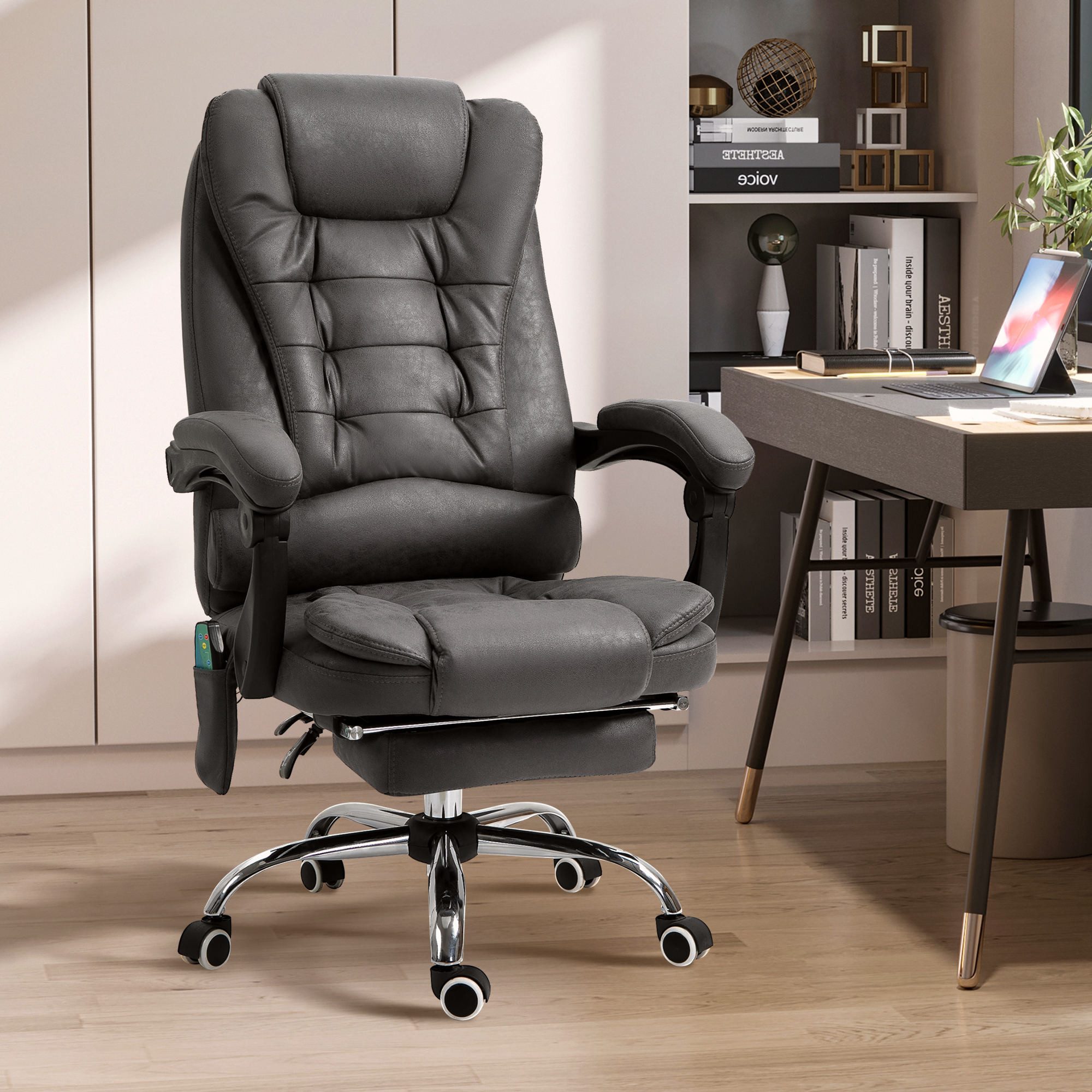 Vinsetto Schreibtischstuhl Bürostuhl mit Massagefunktion, Ergonomisch günstig online kaufen
