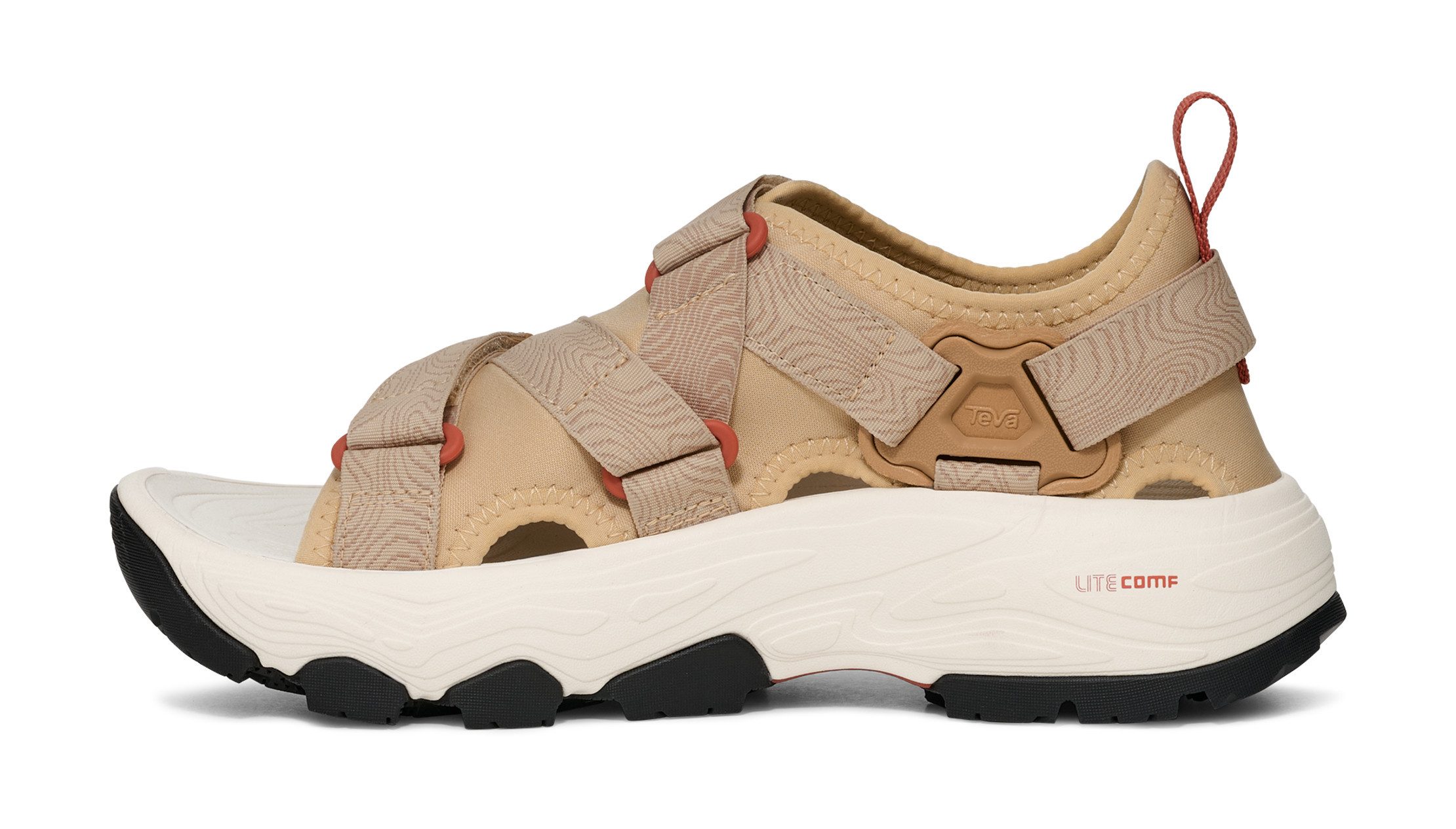 Teva GRANDVIEW MAX SANDAL WOMEN Sandale mit Vibram® Sohle, mit Gummi-Laufsohle, atmungsaktiv