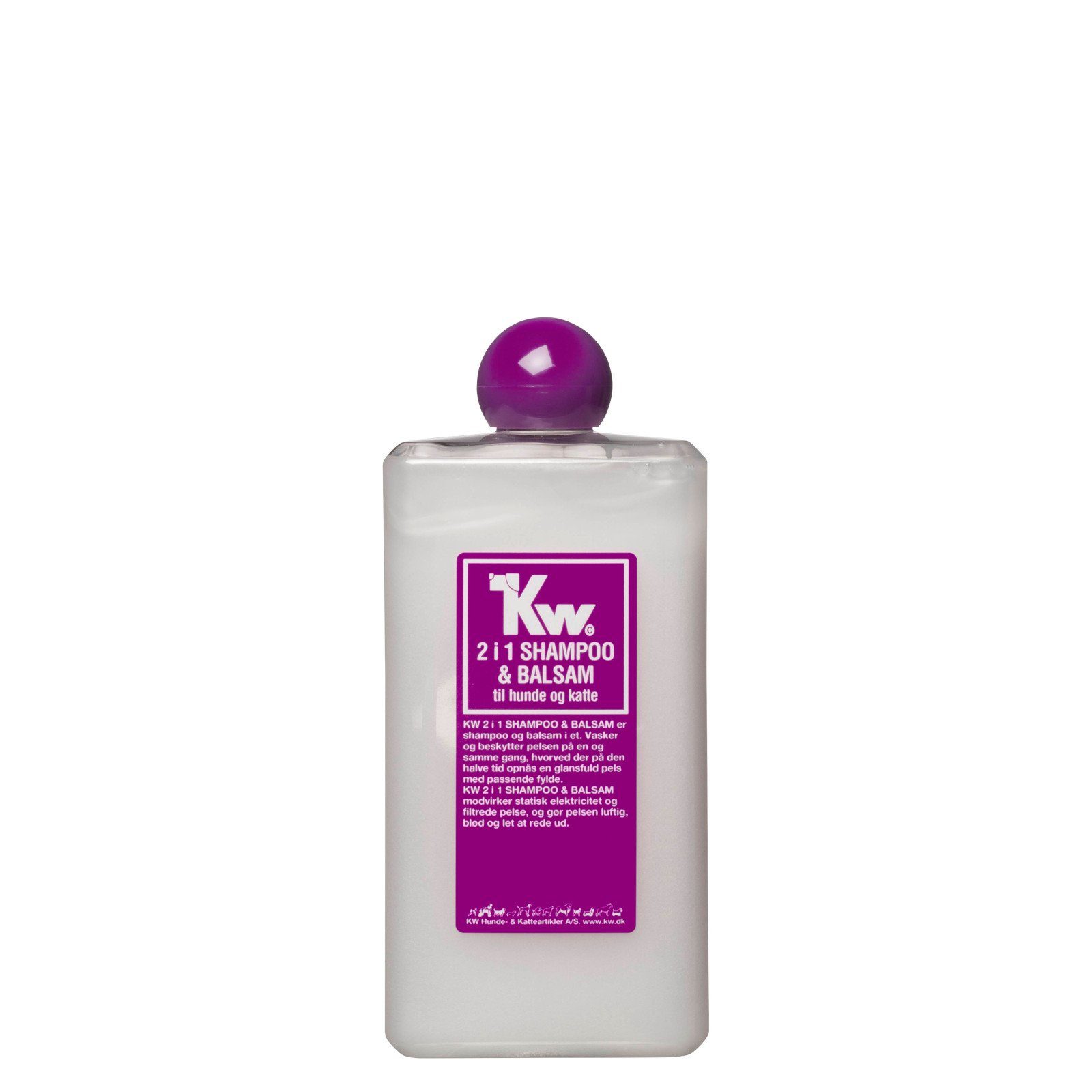 KW Tiershampoo KW Wash & Dry - Shampoo mit Conditioner für Hunde und Katzen - 500 ml, (Shampoo mit Conditioner für Hunde und Katzen)