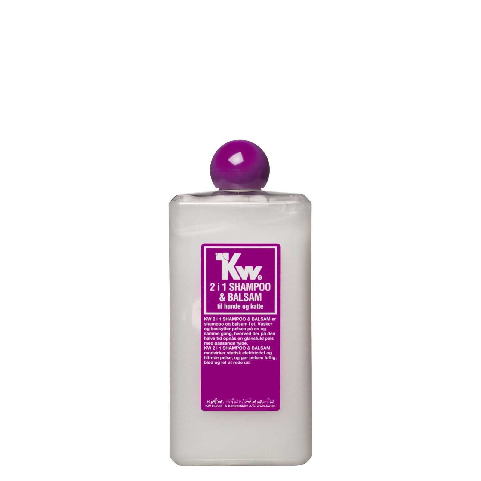 Tiershampoo KW Wash & Dry - Shampoo mit Conditioner für Hunde und Katzen - 500 ml