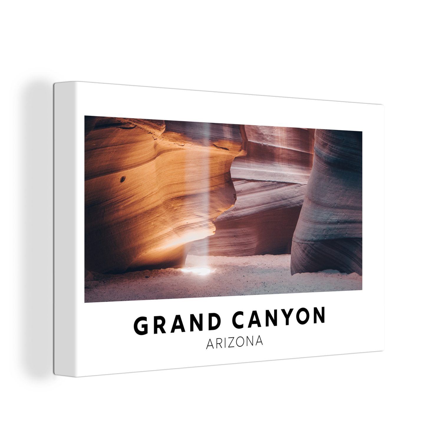 OneMillionCanvasses® Leinwandbild Amerika - Arizona - Schlucht, (1 St), Wandbild Leinwandbilder, Aufhängefertig, Wanddeko, 30x20 cm