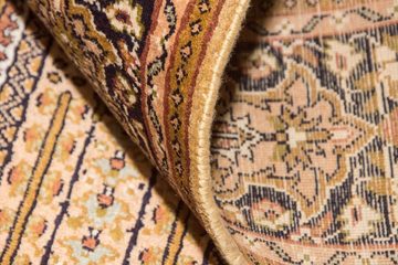 Teppich Kaschmir Seide Teppich handgeknüpft braun, morgenland, rechteckig, Höhe: 5 mm