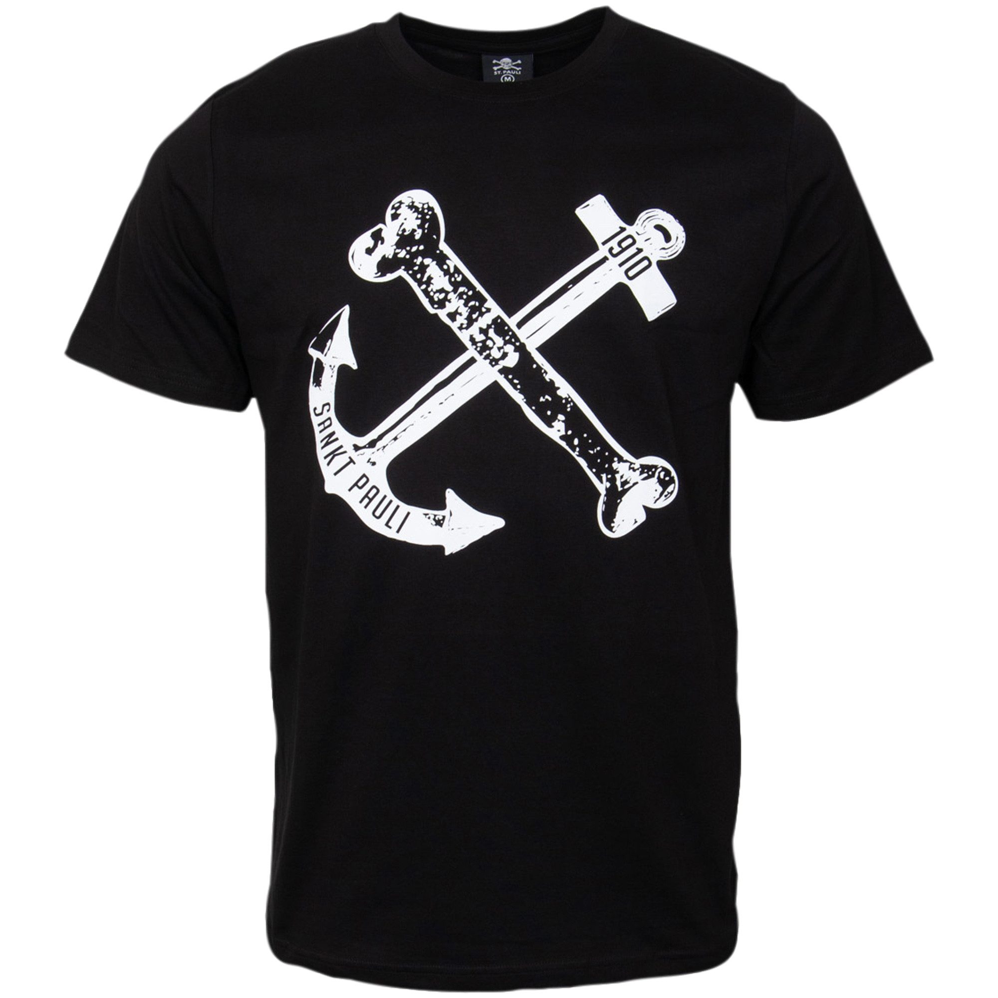 FC St. Pauli Print-Shirt FC St. Pauli T-Shirt Anker - schwarz