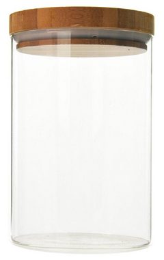 Sendez Vorratsdose 3 Vorratsdosen mit Deckel Vorratsbehälter Vorratsgläser 2,1+1,2+0,6 L, Glas, (3-tlg)