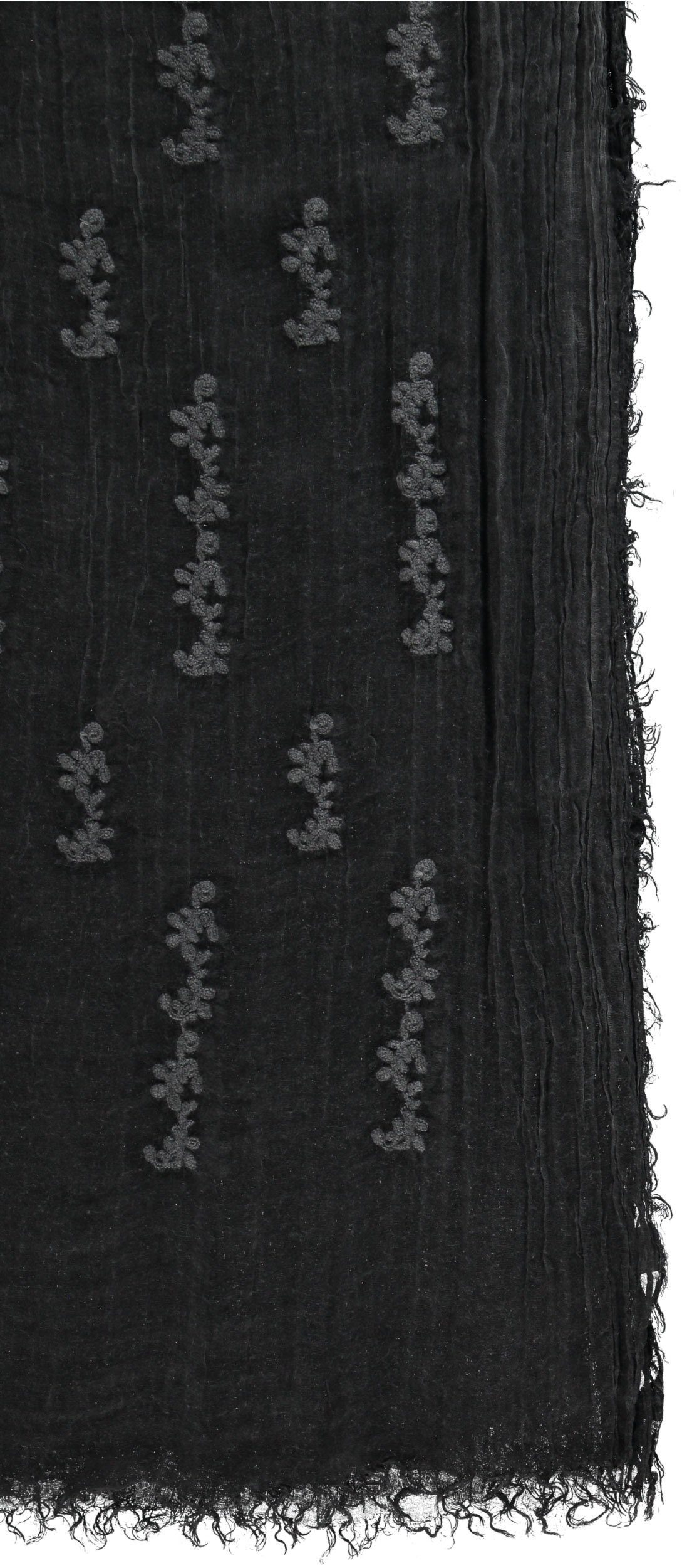 grey Viskose (1-St) graphite Stola, XXL-Schal Fraas