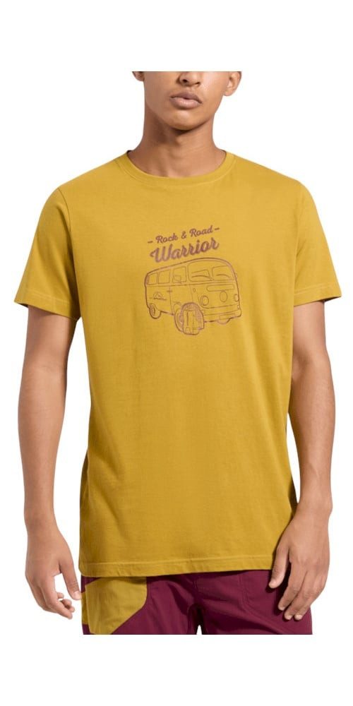 La Sportiva T-Shirt Wander-/Freizeit Van (Baumwolle) savanagelb Herren